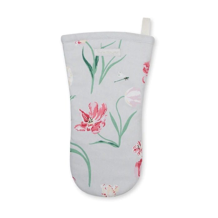 Sophie Allport Tulips Oven Mitt image of the oven mitt on a white background