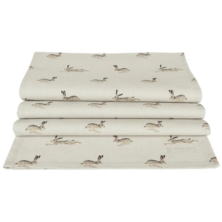 Sophie Allport Hare Table Runner image of the table runner on a white background