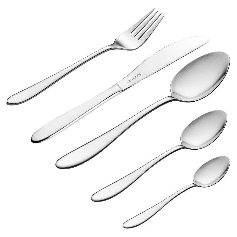 Viners Tabac 16 Piece Cutlery Set image of the cutlery set contents on a white background
