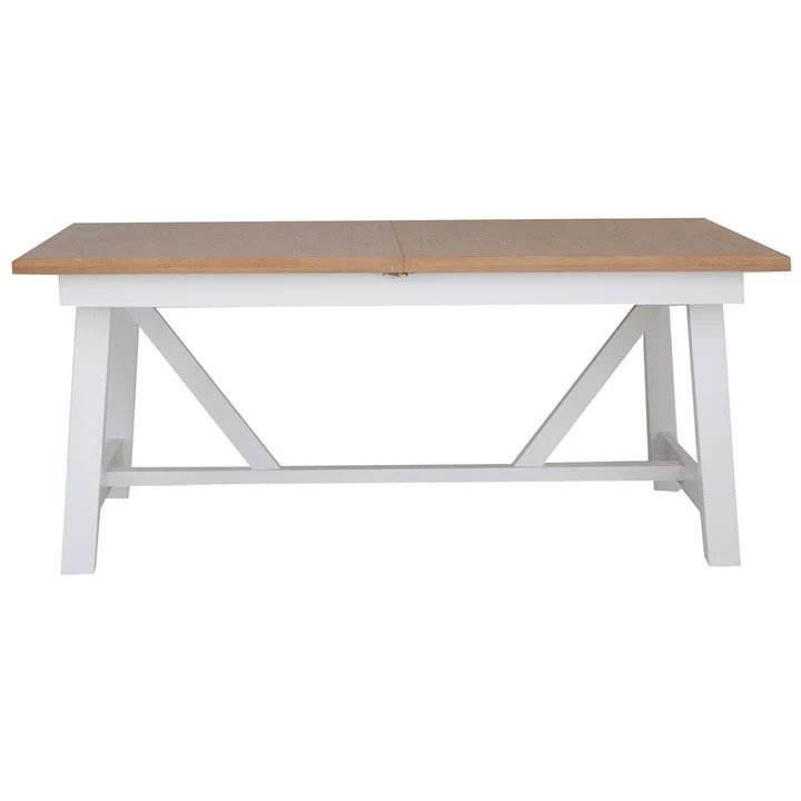 Derwent White1.8m Extending Table image of the table on a white background