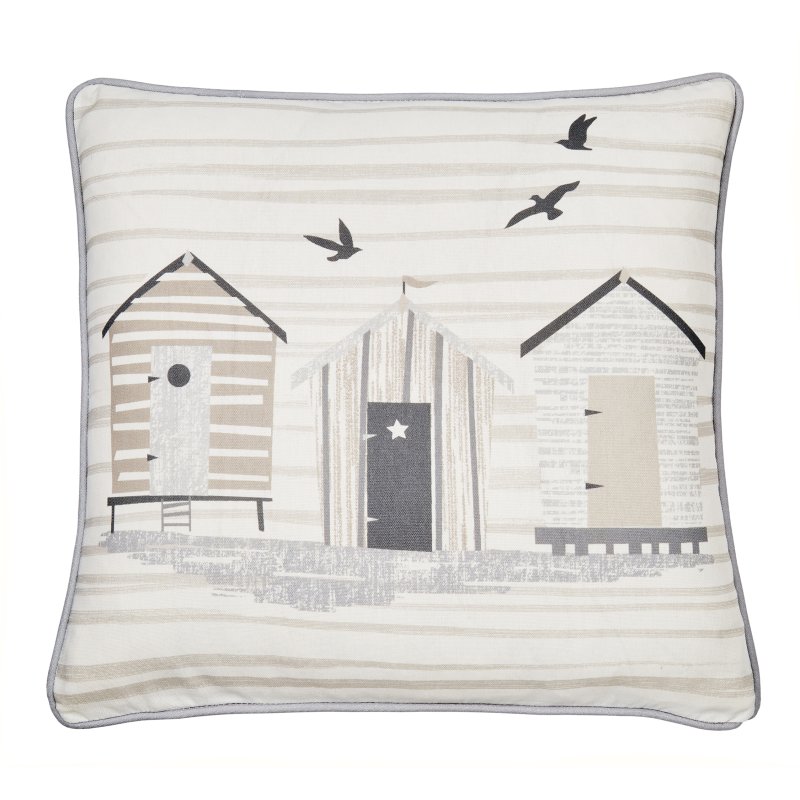 Fusion Beach Huts Outdoor Cushion Natural