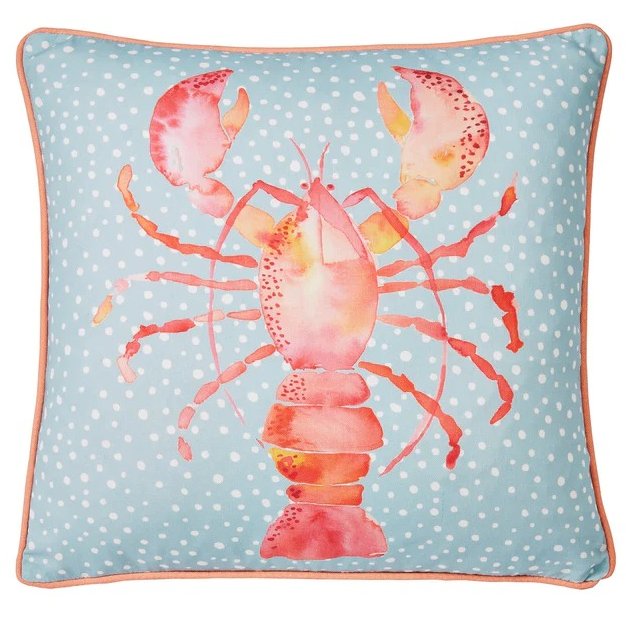 Fusion Lobster Outdoor Cushion Orange