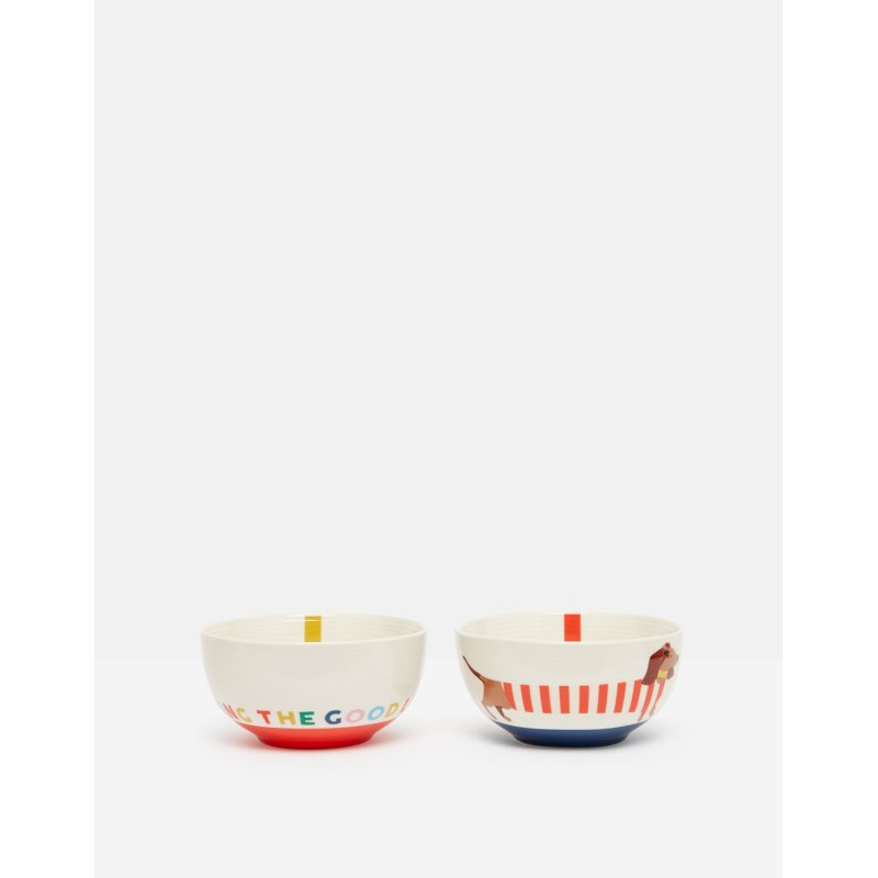 Joules Brightside Dachshund Cereal Bowl Set Of 2