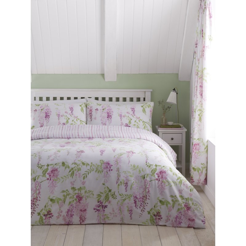 D&D Wisteria Pink Duvet Cover Set