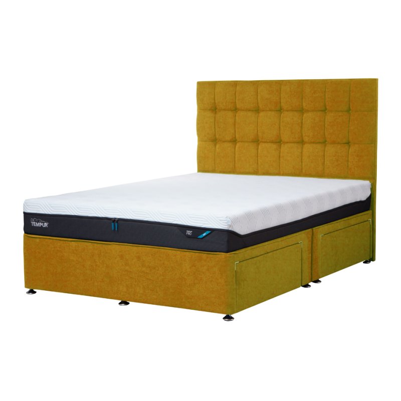 Mustard divan bed discount