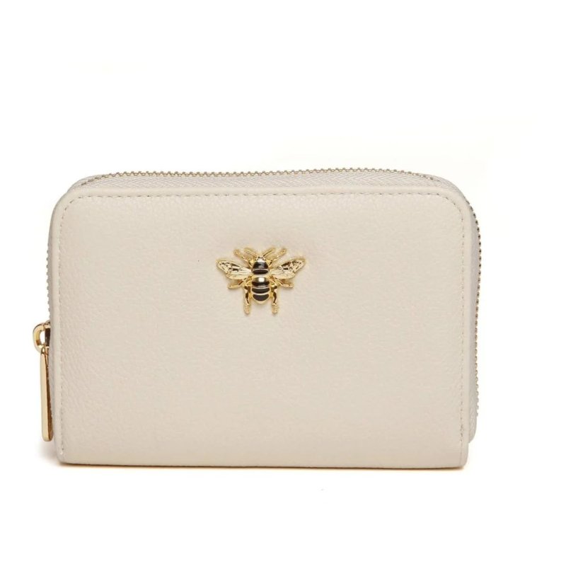 Alice Wheeler Pastel Cream Bromley Purse image of the purse on a white background