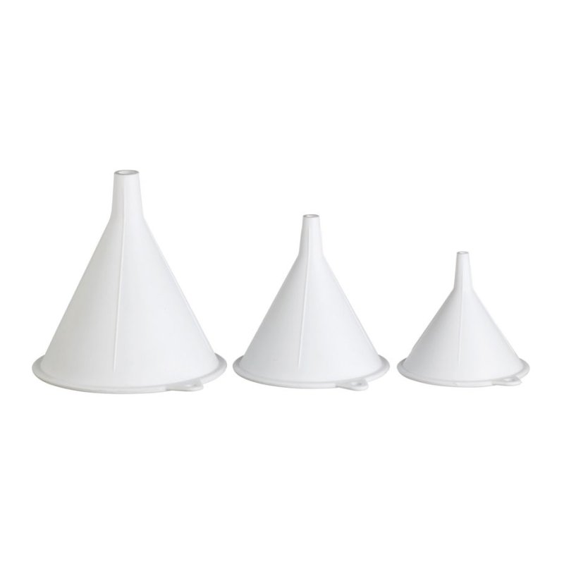 Kitchencraft Food Safe Funnels (3 Pack)