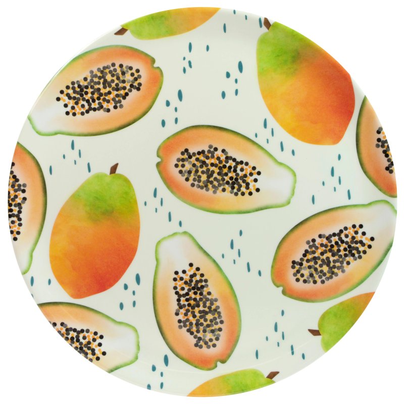 Foxwood Home Papaya Bliss Dinner Plate