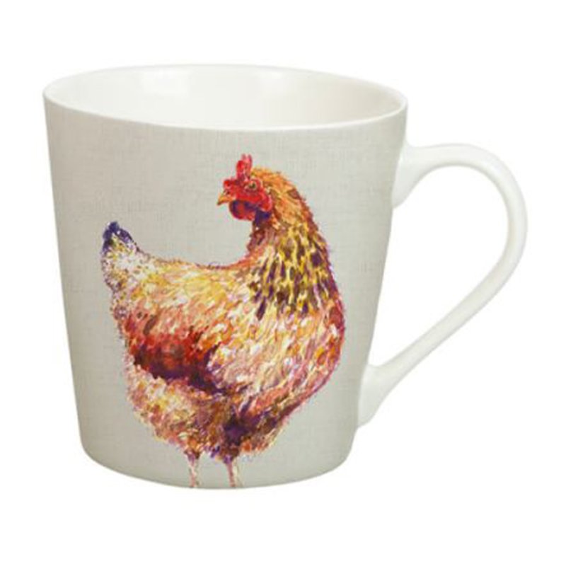 Foxwood Home Country Life Chicken Mug