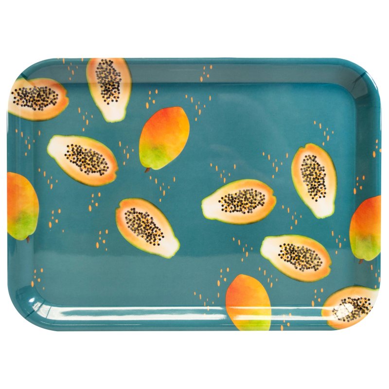 Foxwood Home Papaya Bliss Melamine Tray