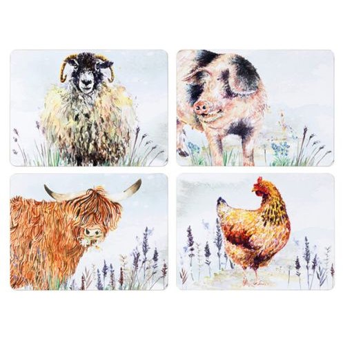 Foxwood Home Country Life Set Of 4 Placemats