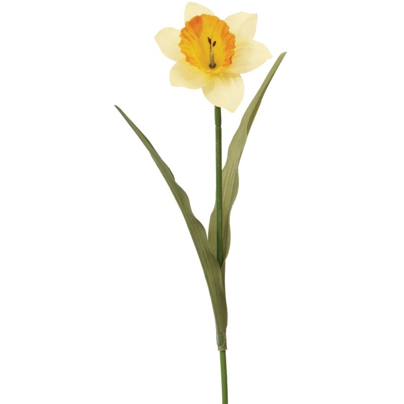 Floralsilk Yellow Daffodil image of the flower on a white background