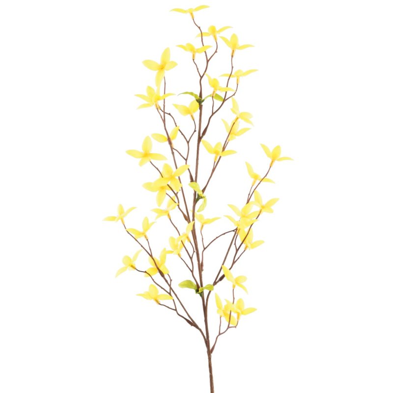 Floralsilk Yellow Forsythia Spray image of the flower on a white background