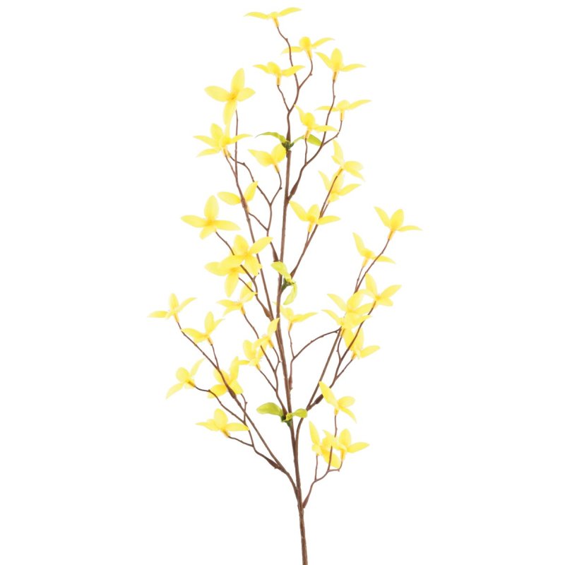 Floralsilk Yellow Forsythia Spray image of the flower on a white background