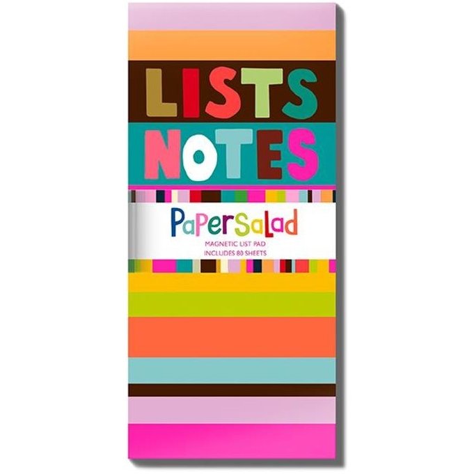 Paper Salad Magnetic List Notebook image of the list notebook on a white background