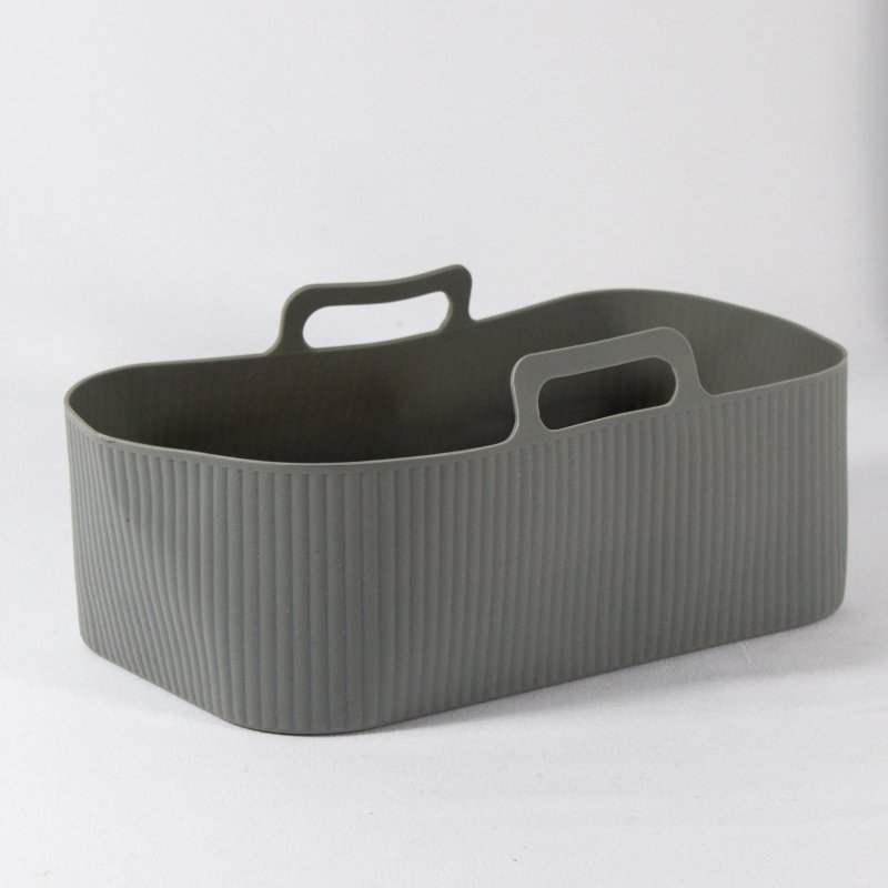 ProChef Rectangular Silicone Air Fryer Basket image of the basket on a white background