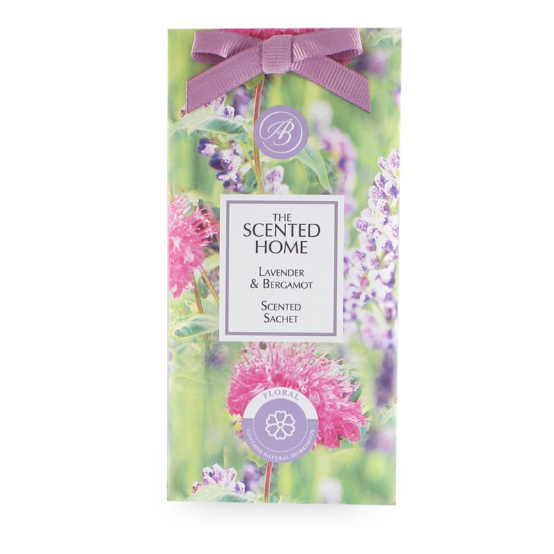 Ashleigh & Burwood Lavender And Bergamot Slim Scented Sachet image of the sachet on a white background