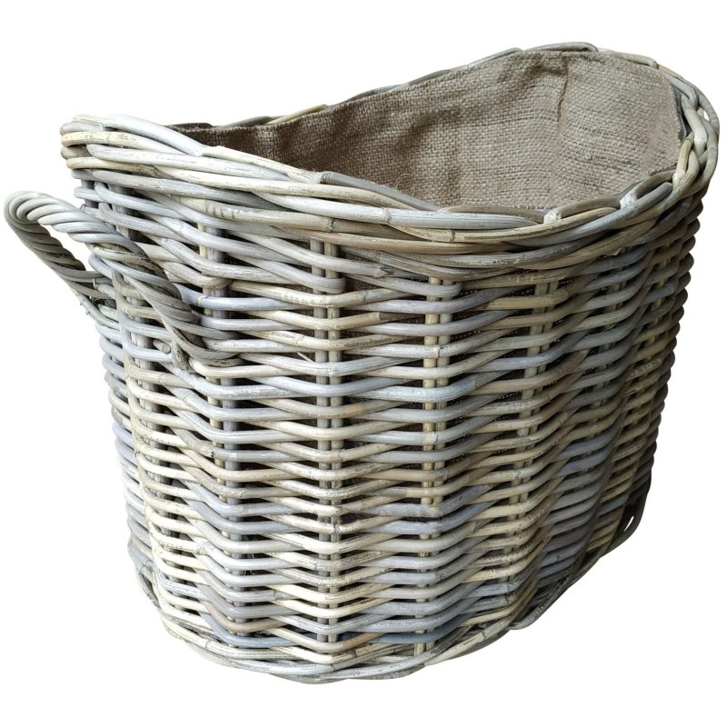Lows Oval Basket With Jute Liner