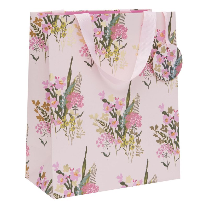 Glick Pretty Pink Floral Large Gift Bag