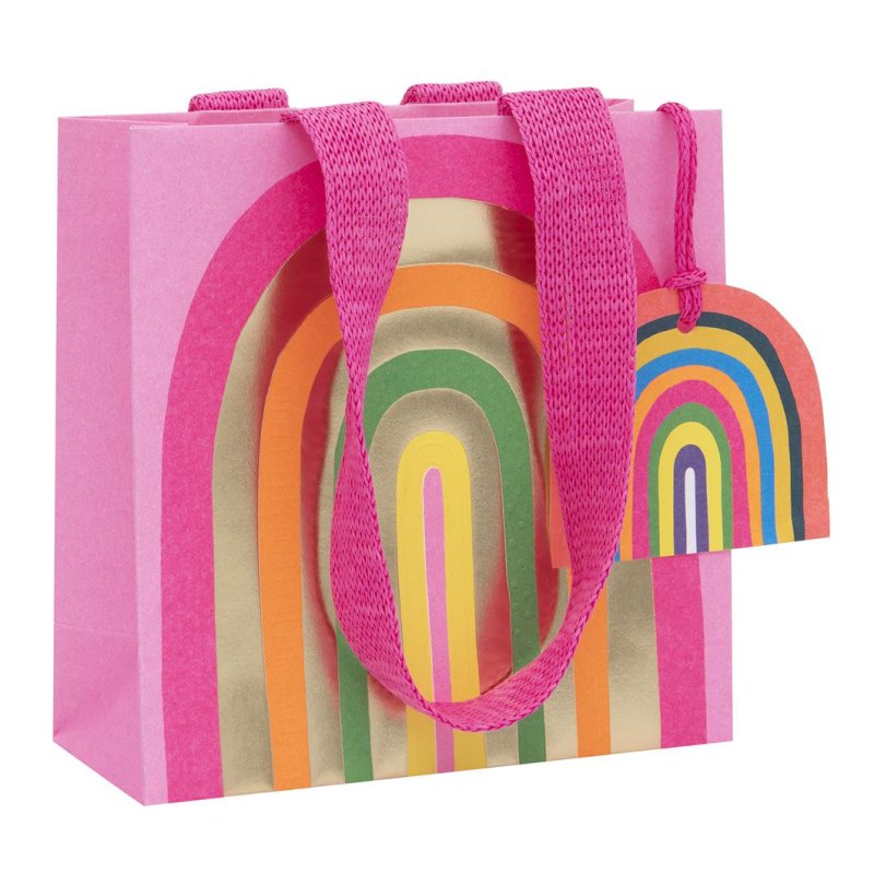 Glick Retro Rainbow Small Gift Bag
