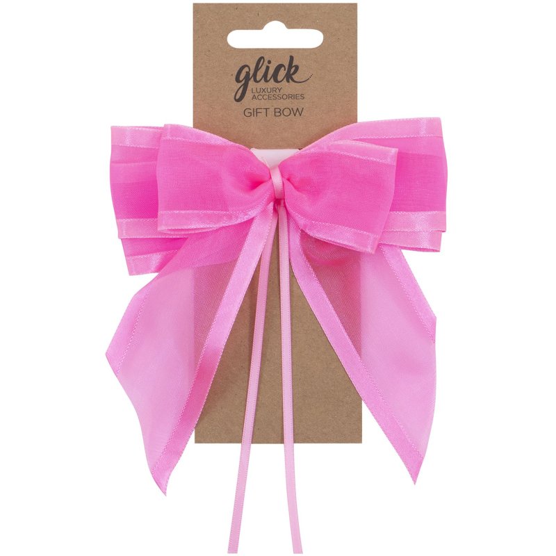 Glick Neon Pink Designer Bows