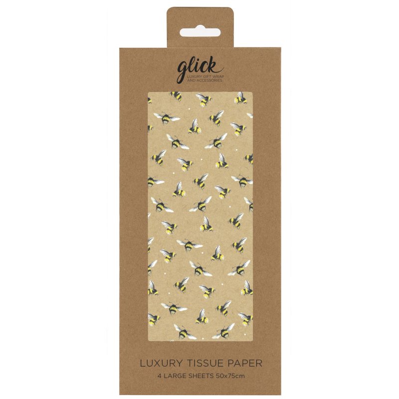 Glick Kraft Bees Tissue Paper