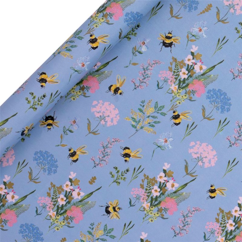 Glick Rollwrap Bee Meadow Blue