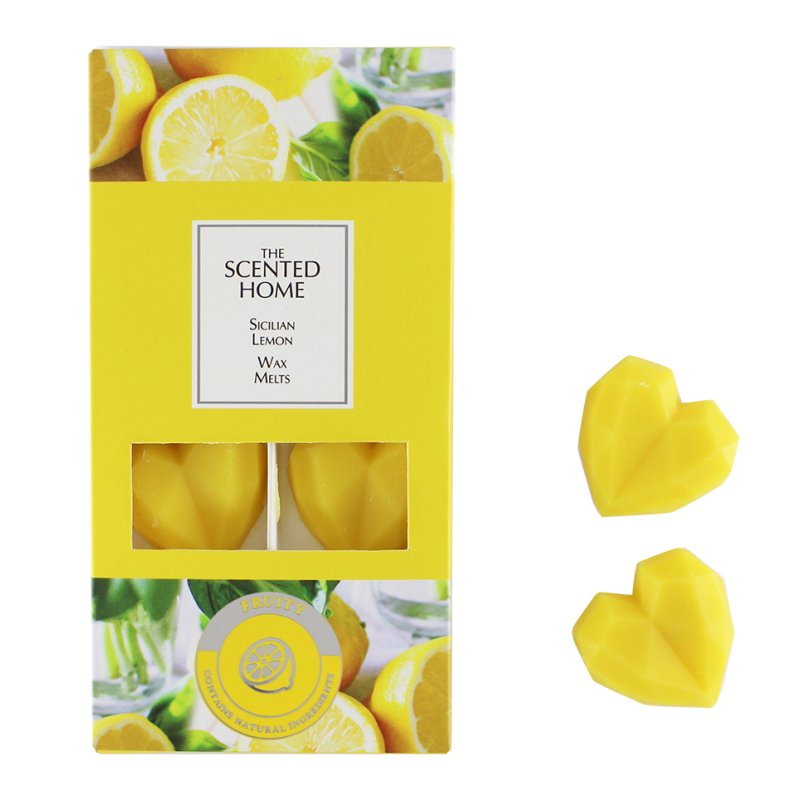 Ashleigh & Burwood Sicilian Lemon Pack Of 8 Wax Melts image of the wax melts in packaging on a white background
