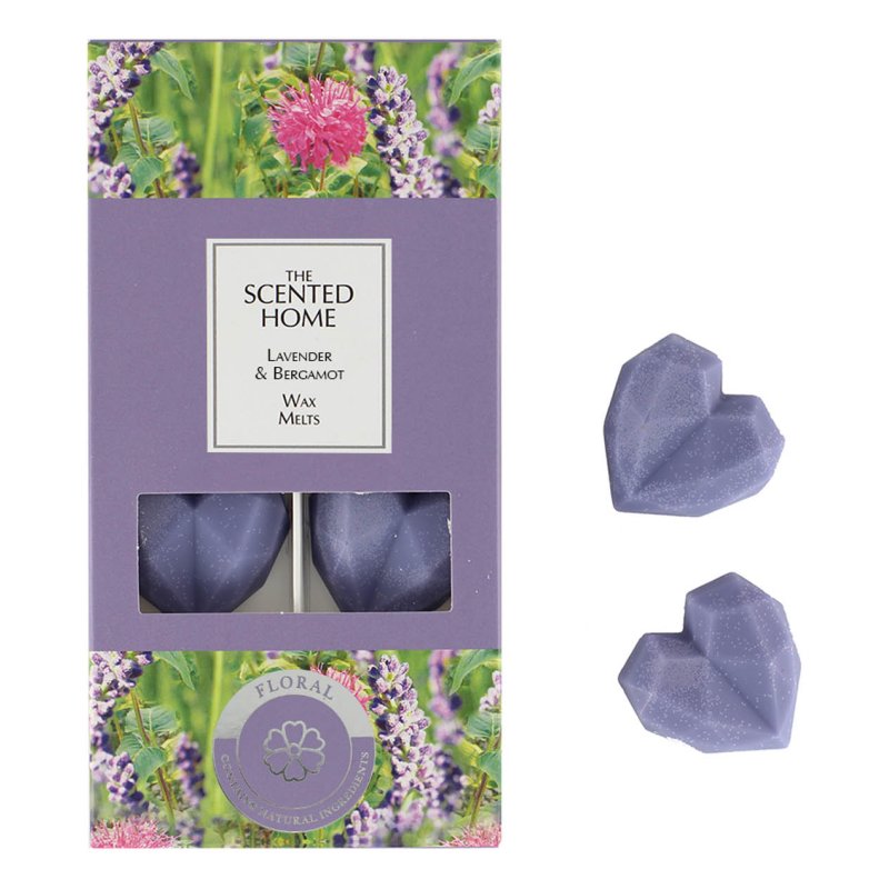 Ashleigh & Burwood Lavendar And Bergamot Pack Of 8 Wax Melts image of the wax melts in packaging on a white background