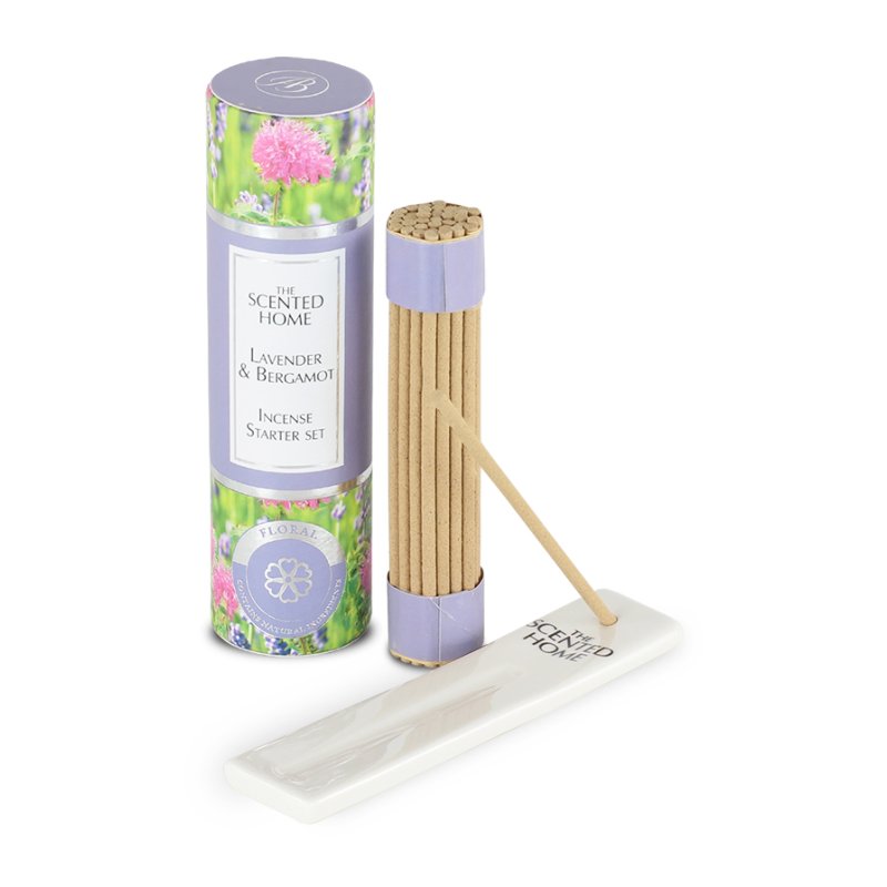 Ashleigh & Burwood Lavender And Bergamot Mini Incense Set image of the set on a white background