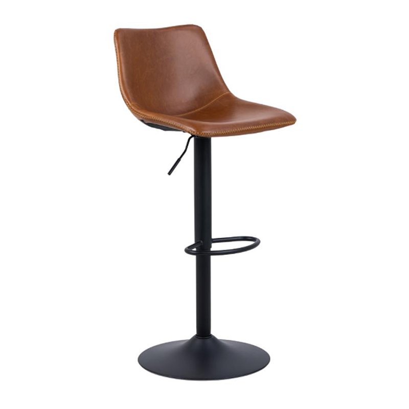 Actona Orion Bar Stool in Vintage Brandy