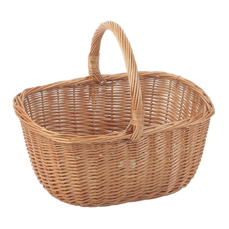 Stow Green Standard Cookery Hand Basket image of the basket on a white background
