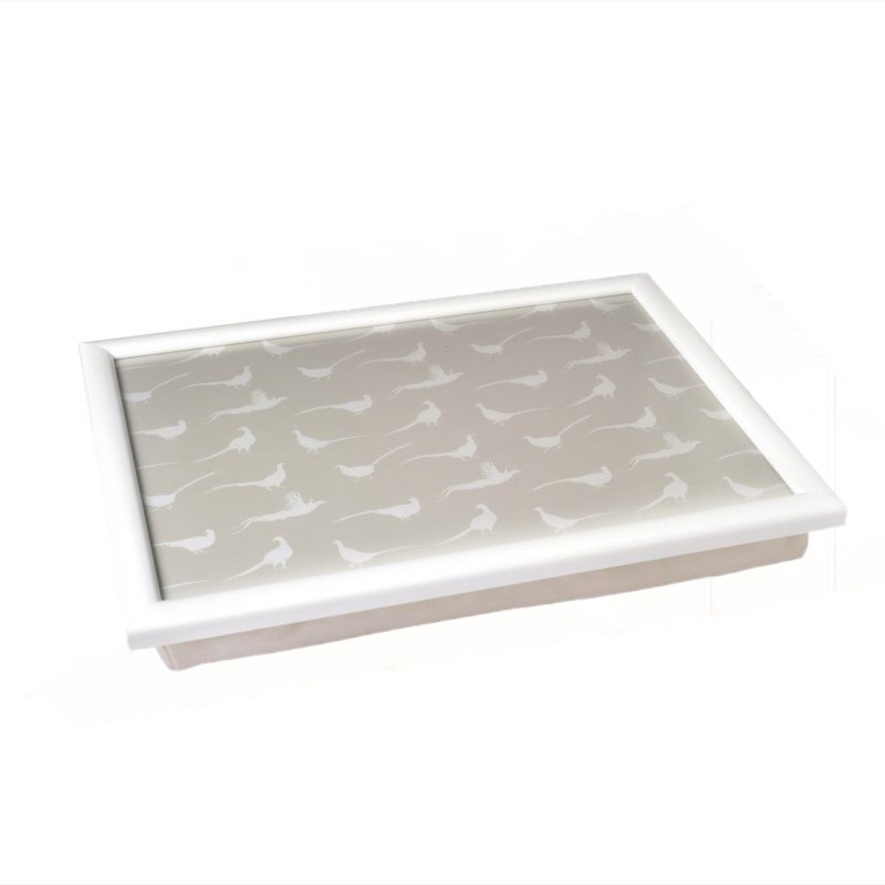 Stow Green The Pantry Pheasant Twilight Lap Tray image of the lap tray on a white background