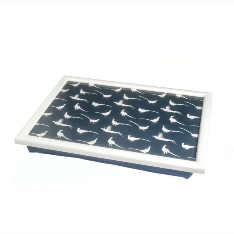 Stow Green The Pantry Pheasant Sky Lap Tray image of the lap tray on a white background