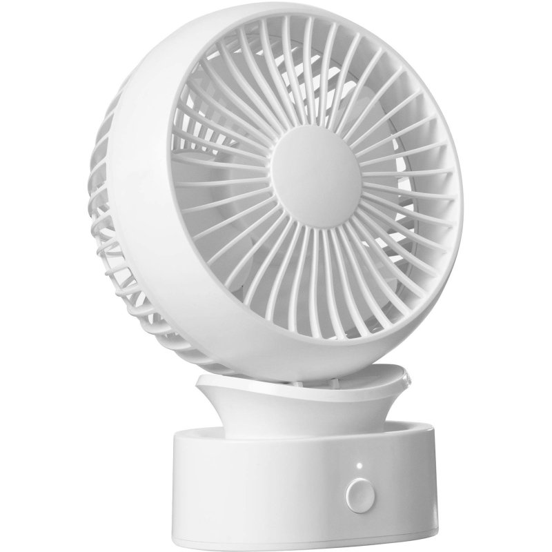Daewoo Portable Rechargeable Mini Table Fan image of the fan on a white background