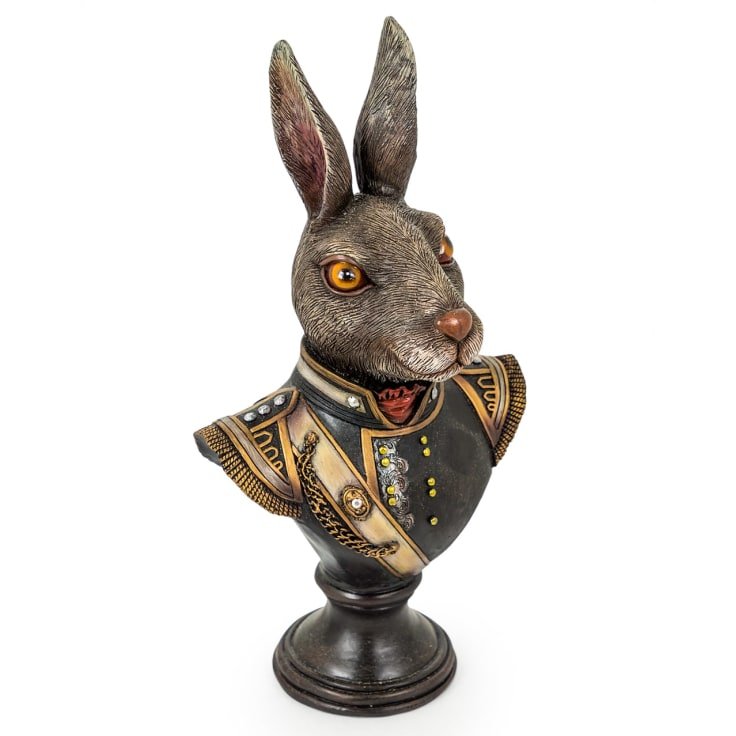 McGowan Rutherford Gentry Rabbit Bust On Round Base