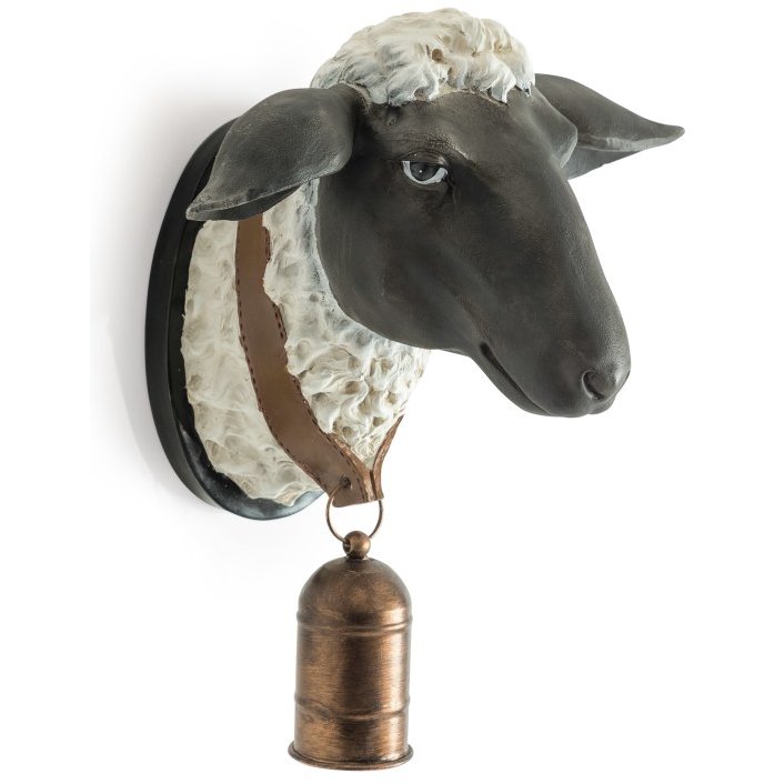 McGowan Rutherford Large Sheep With Bell Wall Head