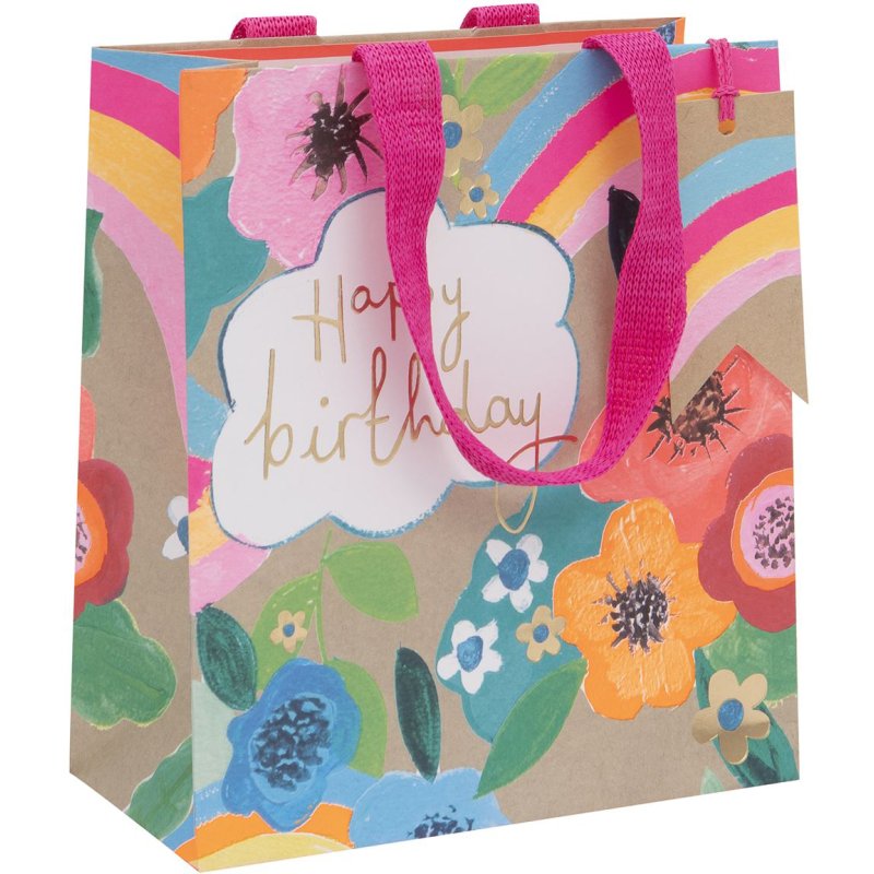 Glick Kraft Rainbows Gift Bags Medium