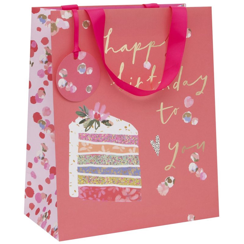 Glick Rainbow Cake Large Gift Bag