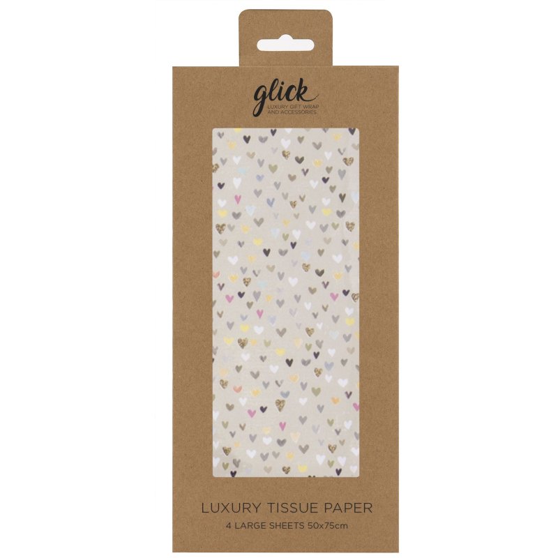 Glick Hearts Tissue Paper