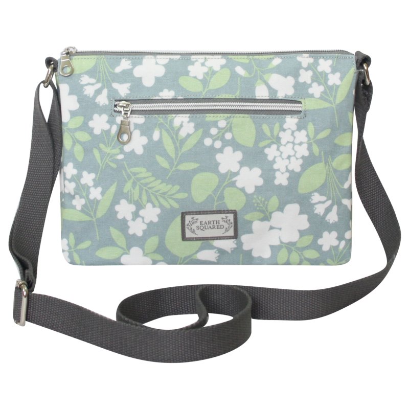 Earth Squared Lisbon Oilcloth Green Messenger Bag