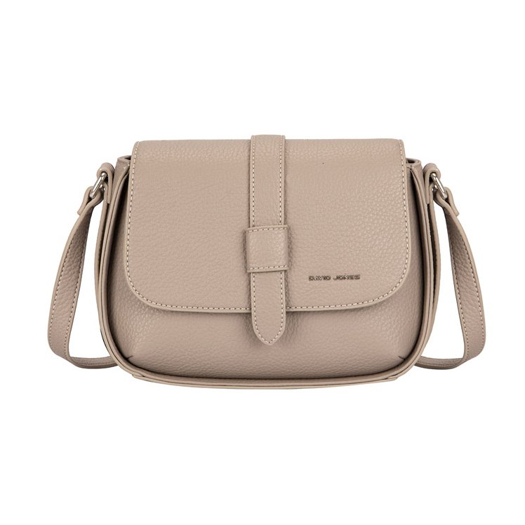 David Jones Half Flap Saddle Bag Gravel