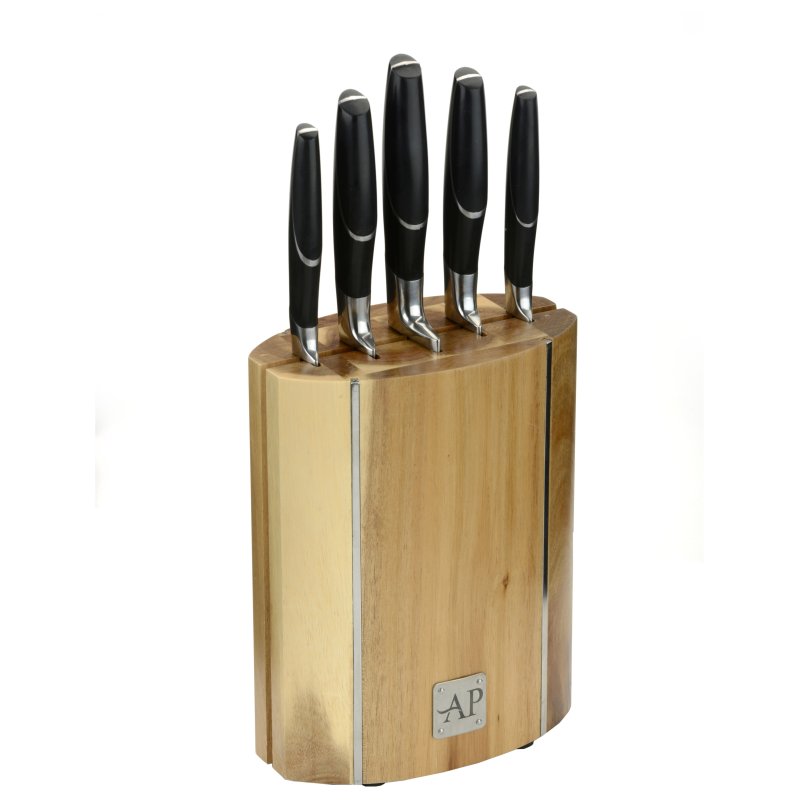 Arthur Price Acacia 6 Piece Knife Block