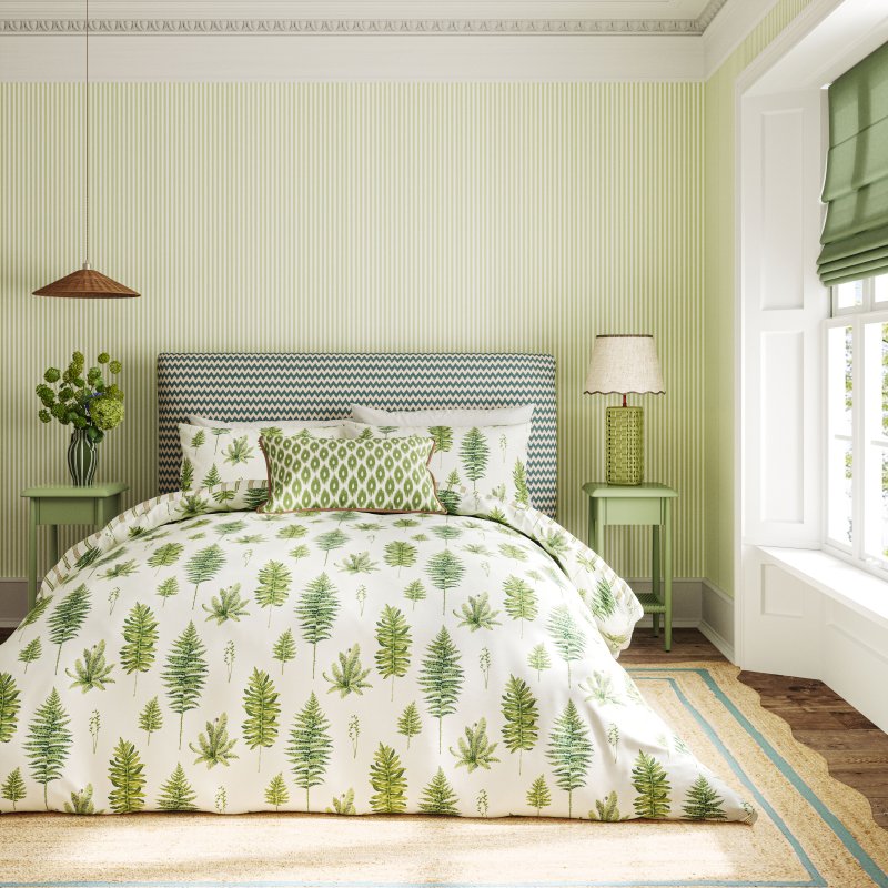 Sanderson Options Fernery Duvet Cover Set Green