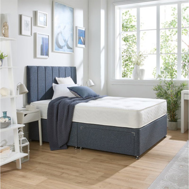 Sandringham Bed Frame With Headboard lifestyle image of the bedframe
