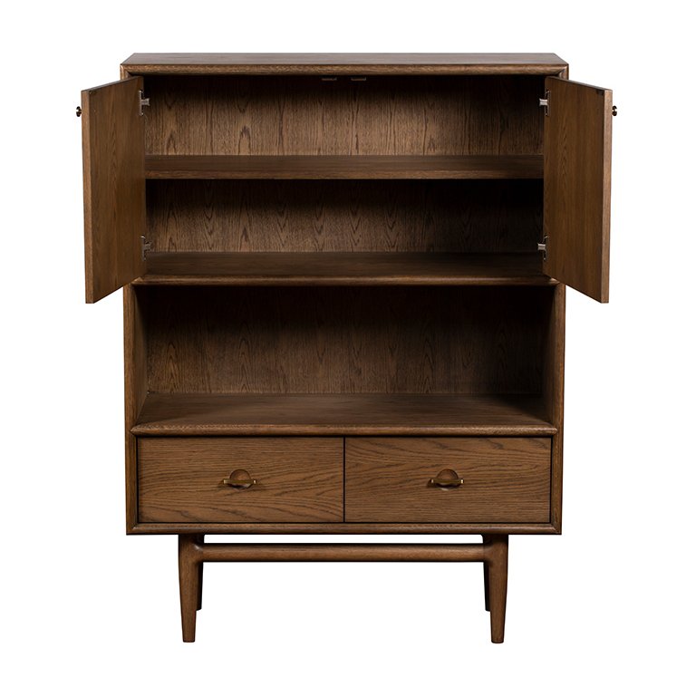 G Plan | Marlow Walnut Display Cabinet | Aldiss of Norfolk