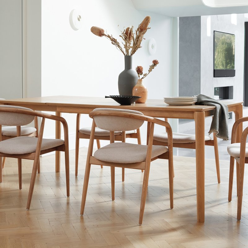 G Plan Winchester 1.9m Extending Dining Table lifestyle image of the table