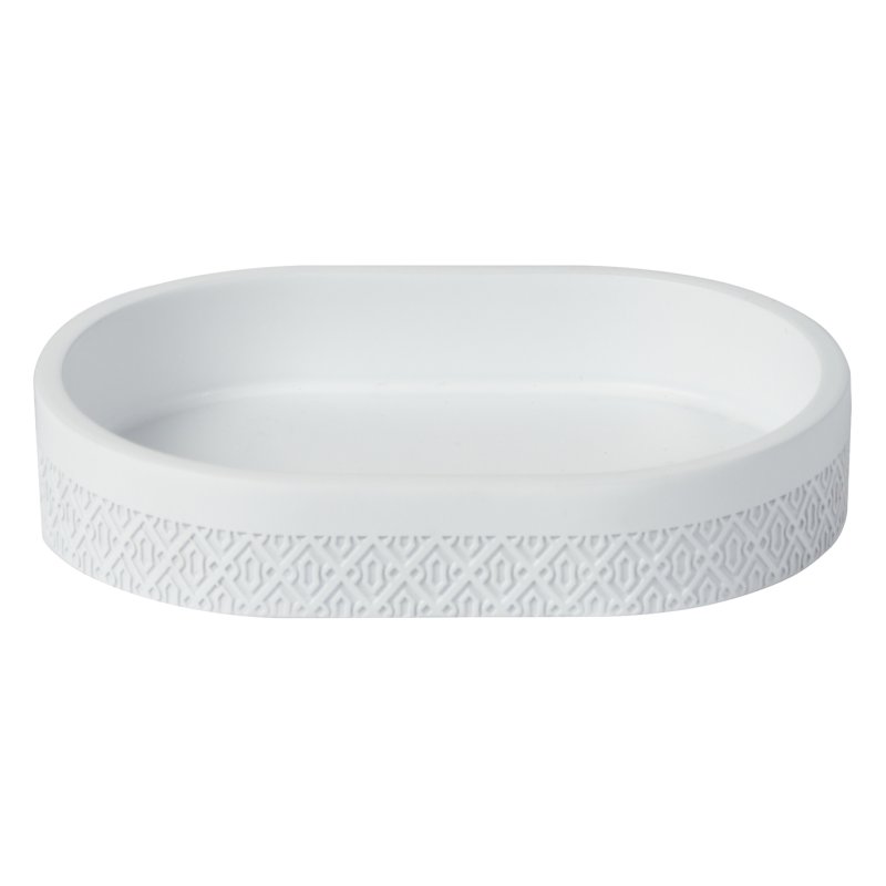 Showerdrape Chantilly White Soap Dish