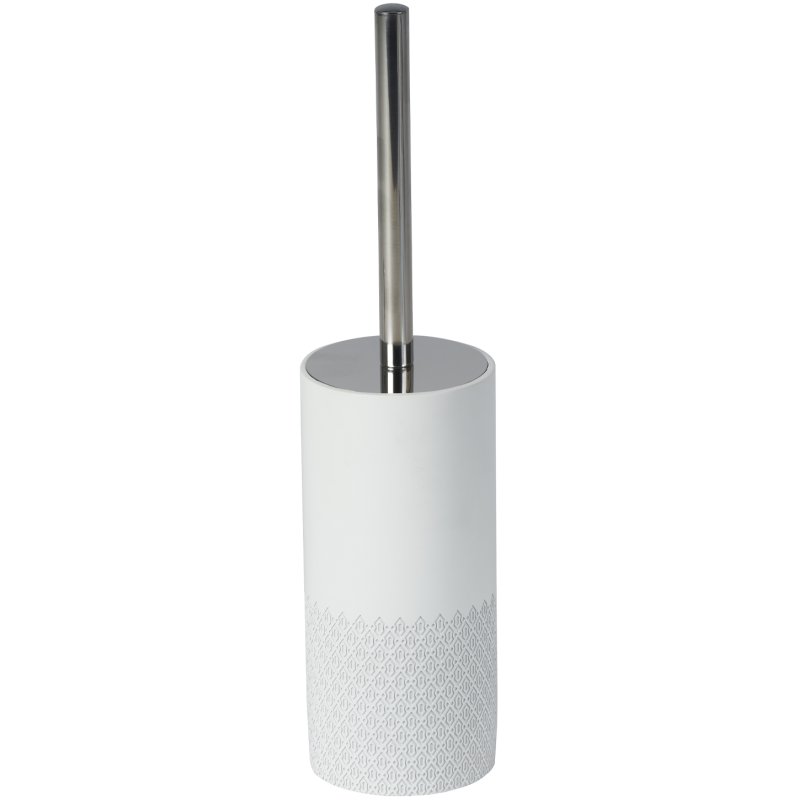 Showerdrape Chantilly White Toilet Brush