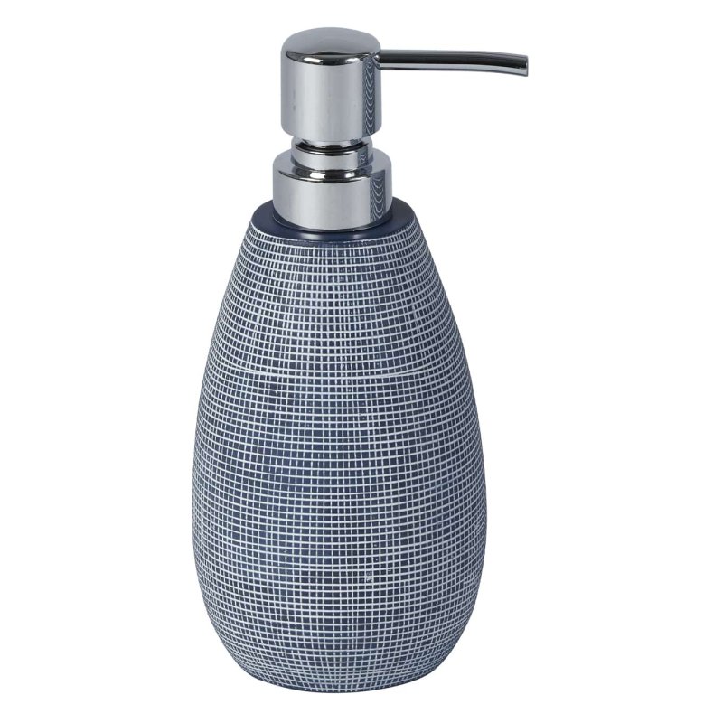 Showerdrape Denim Navy Liquid Soap Dispenser